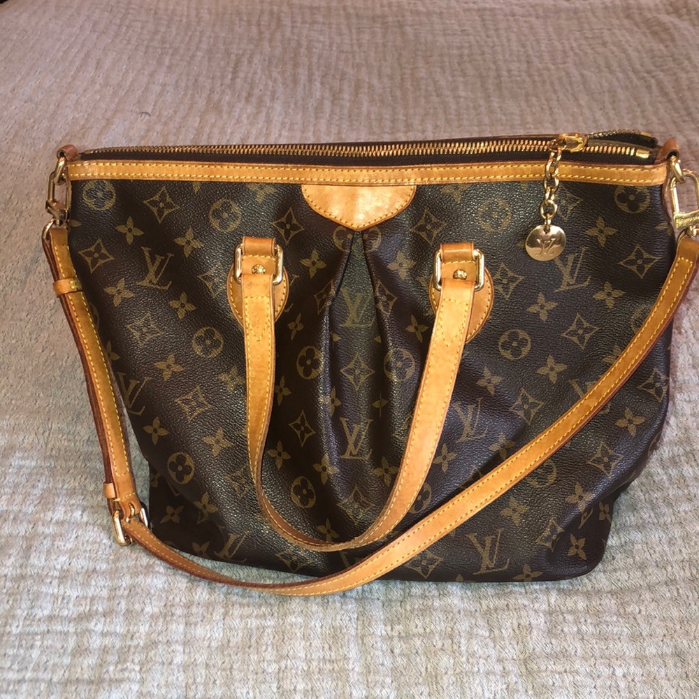 Louis Vuitton Brown and Gold Tote Bag - Picture 10 of 14